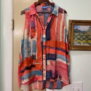 Vera Wang Vintage Satin Top